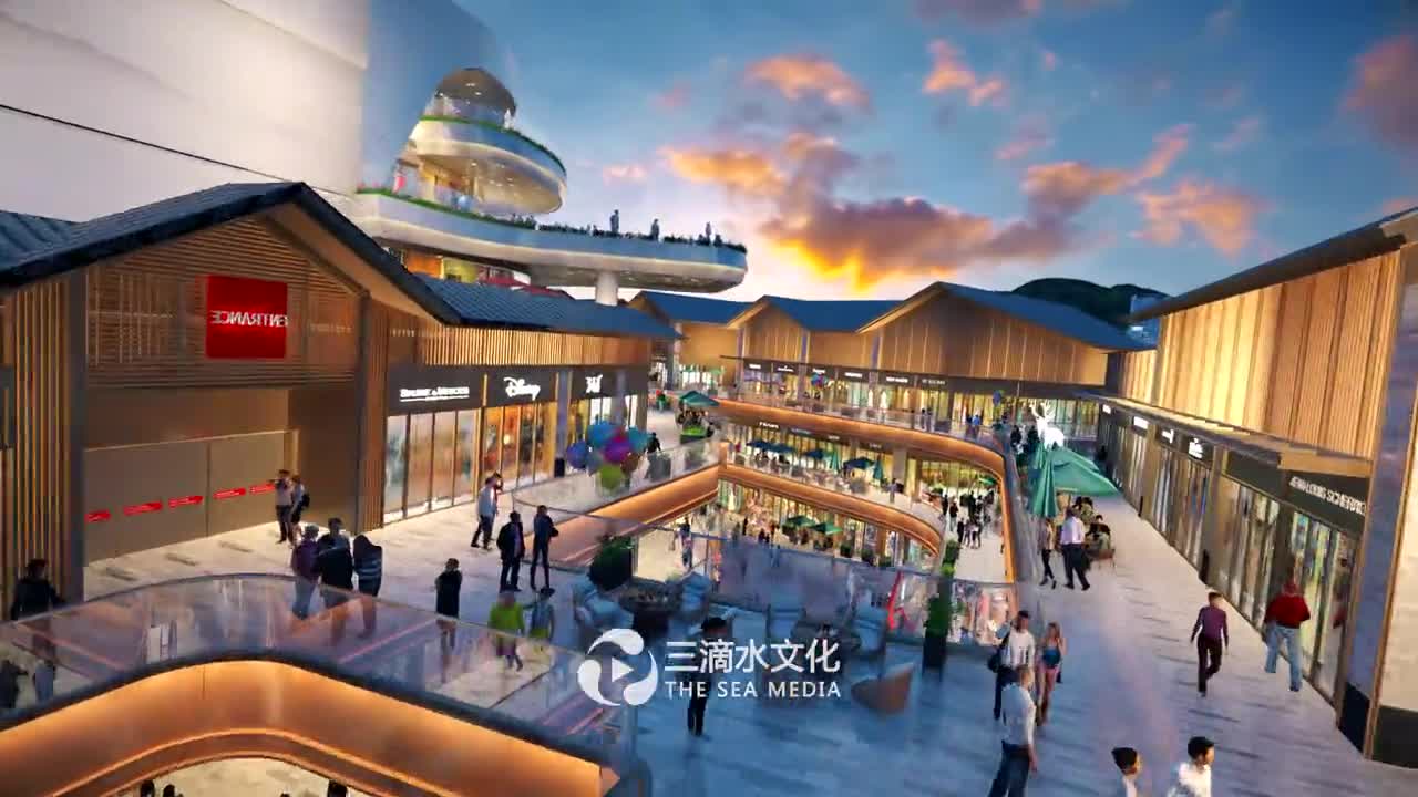 建筑動畫制作--泰汶城市廣場